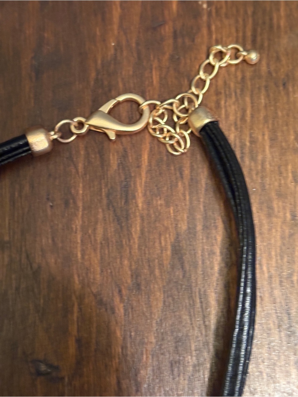 Statement Multistone Resin Pendant Necklace in Cream, Amber & Black - Picture 7 of 8
